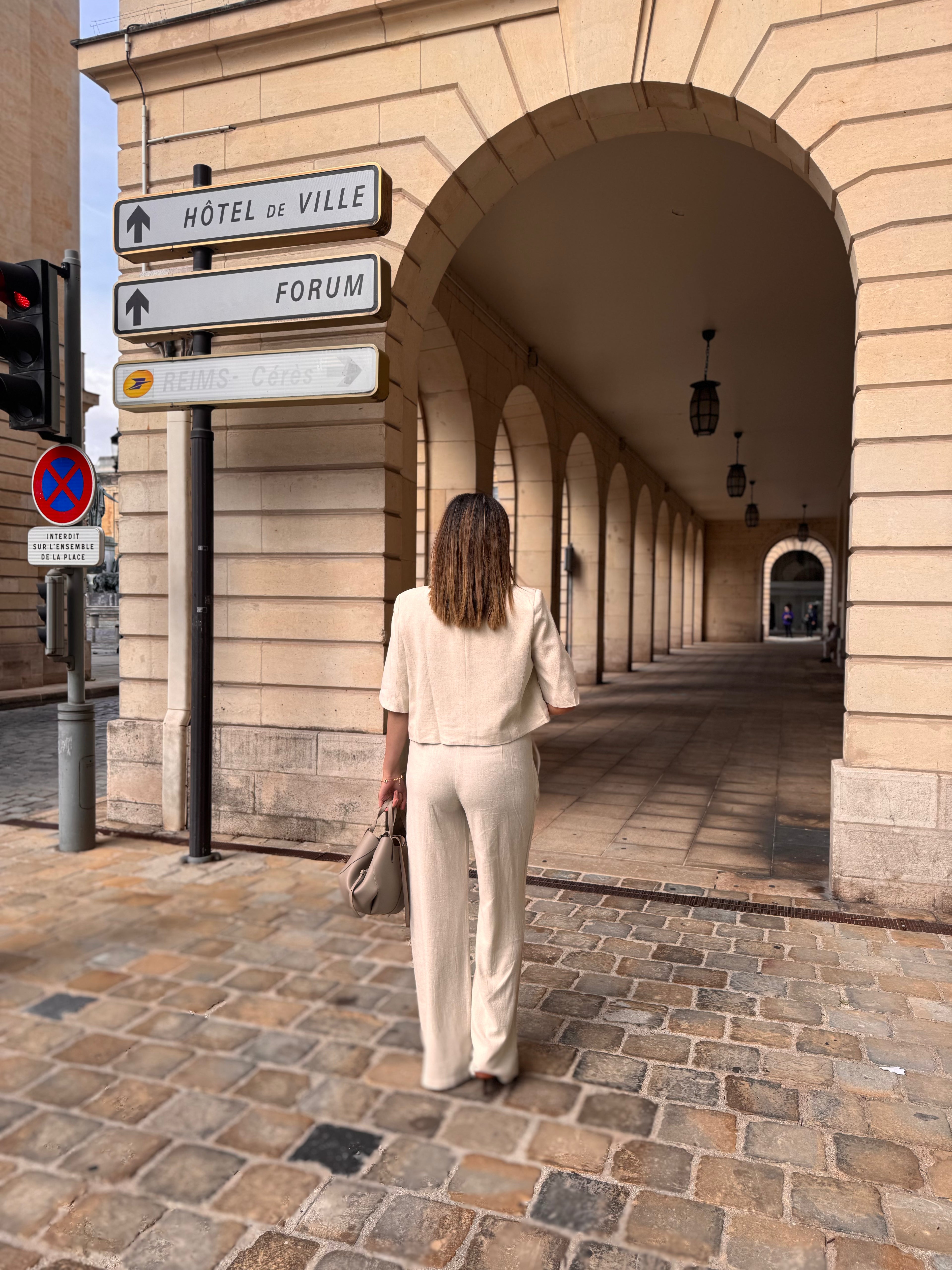 Veste courte beige - Adelyna
