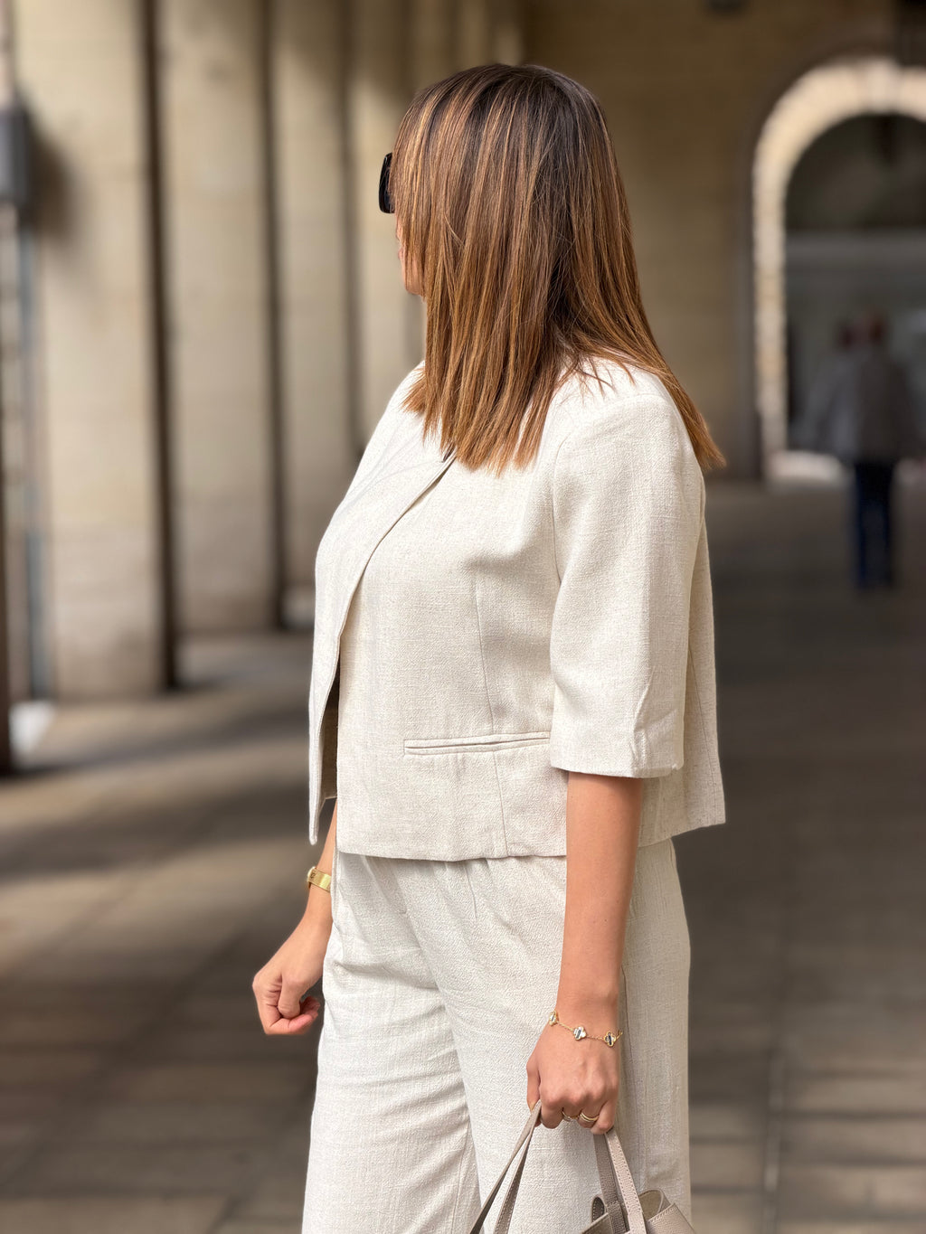 Veste courte beige - Adelyna