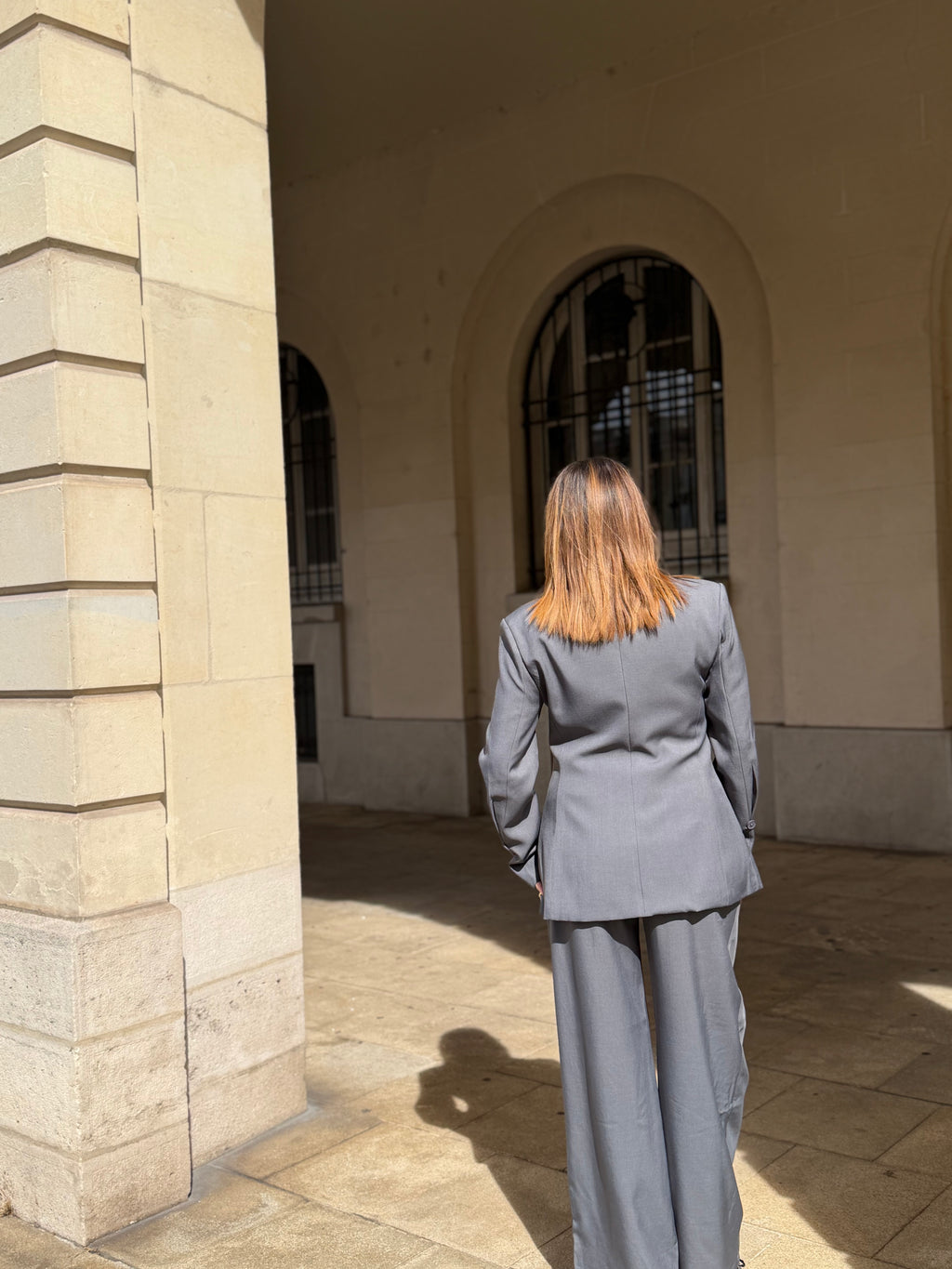 Blazer tailleur gris - Adelyna